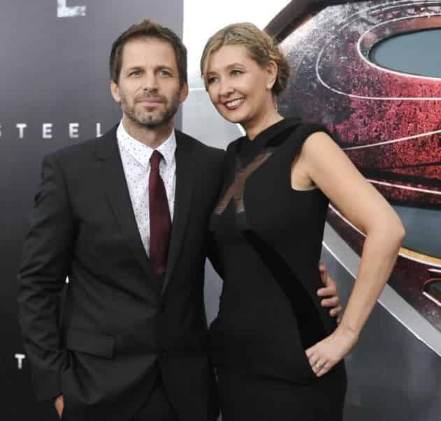 Zack Snyder with his spouse, Deborah Johnson